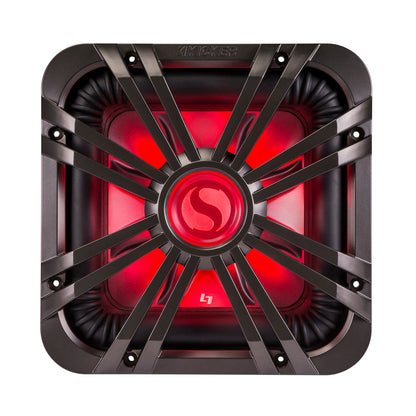 Kicker 10" Square Subwoofer Grill - Charcoal
