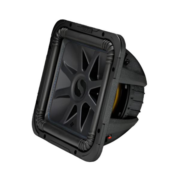 Kicker - Solo-Baric L7S 12 inch Square Dual Voice Coil Subwoofer - 2 Ohm