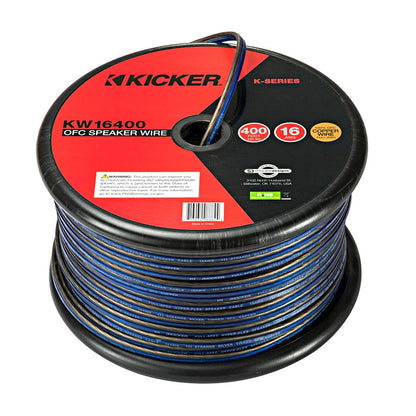 16 AWG Premium OFC Frost Blue Speaker Cable - 400 ft / 122M
