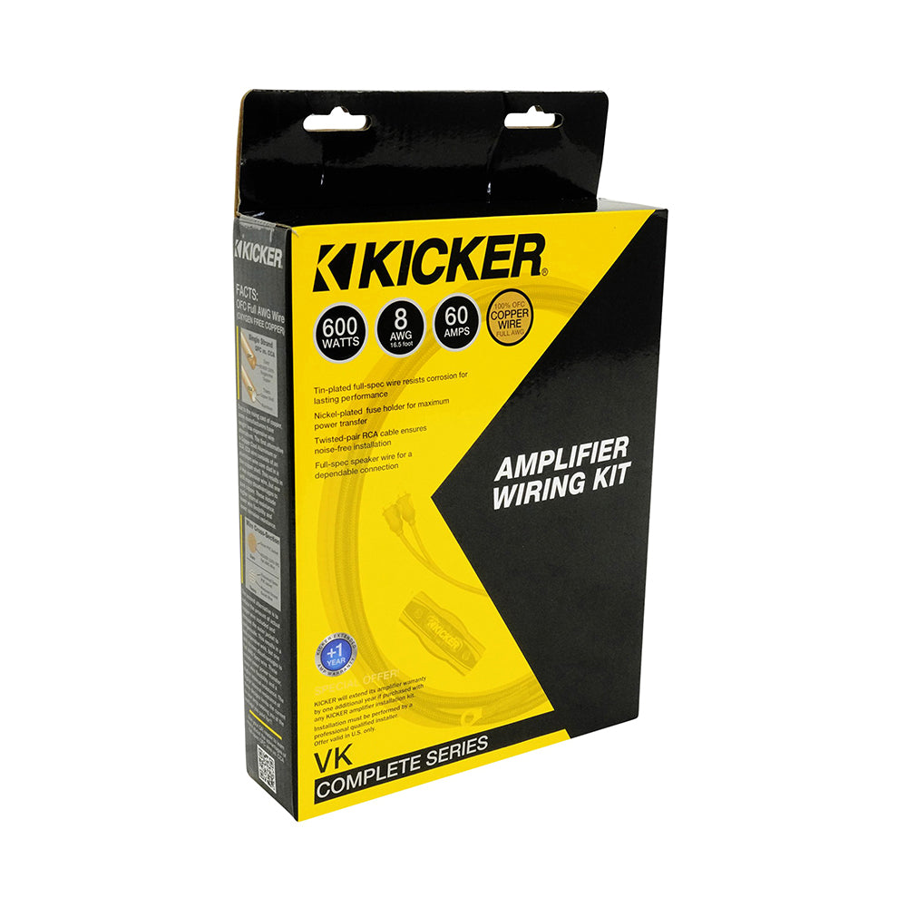 Kicker 8AWG VK-Series OFC Amp Wiring Kit