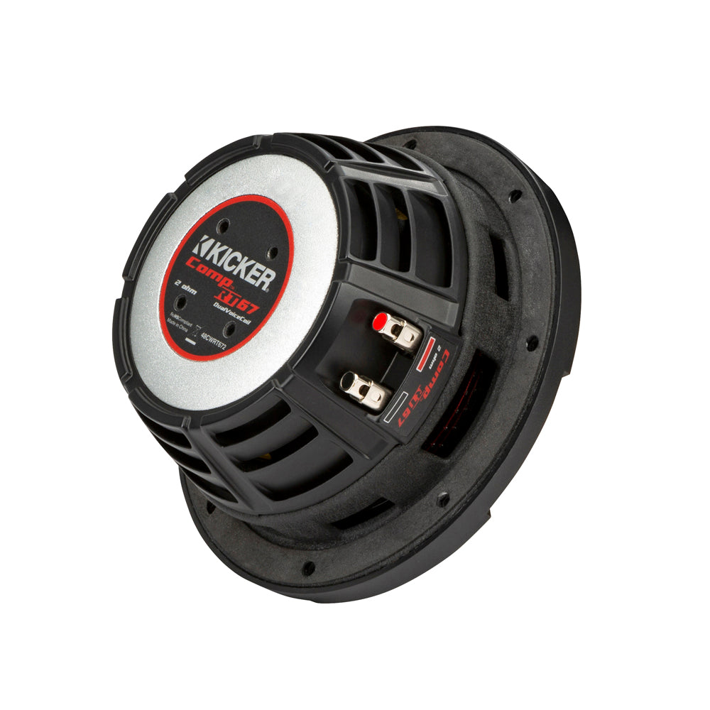 CompRT 6.75" Thin Profile Dual Voice Coil Subwoofer - 2 Ohm