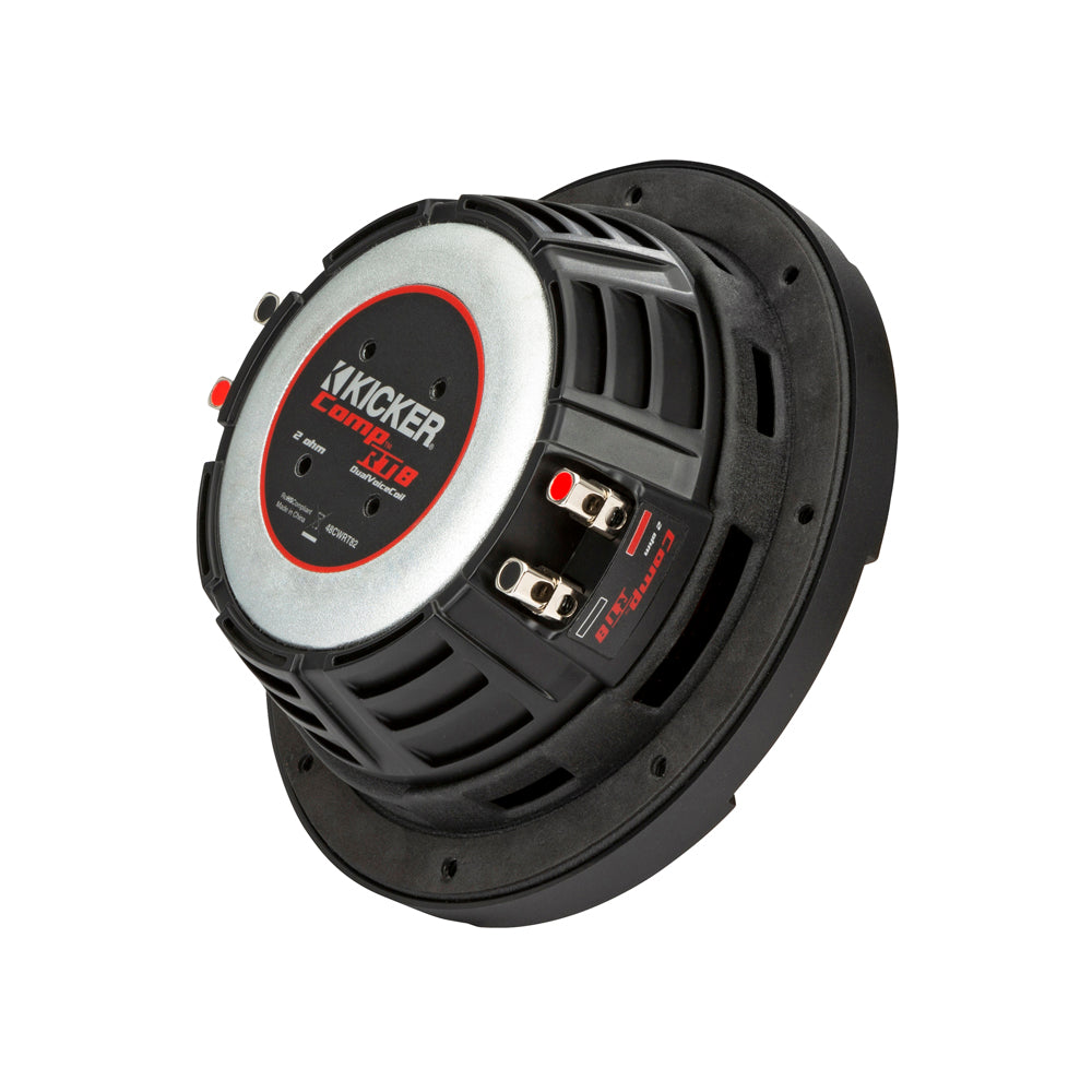 CompRT 8" Thin Profile Dual Voice Coil Subwoofer - 4 Ohm