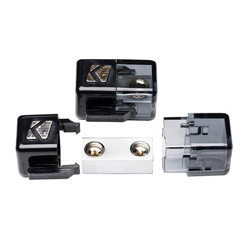 Kicker 4AWG Power & Ground Cable Coupler - Pair