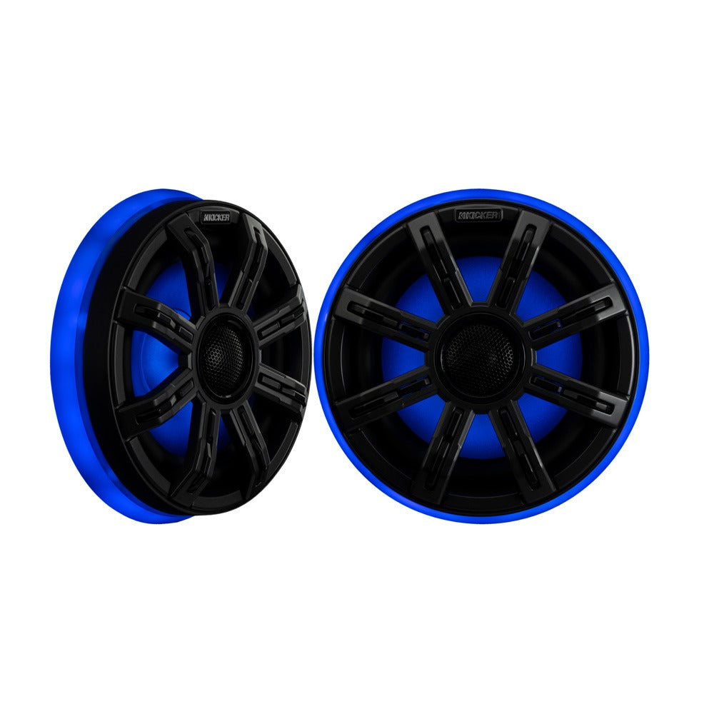 8.8" Weatherproof LED Lighted Step-down Speaker Ring, Pair, RoHS Compliant
