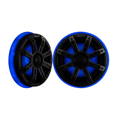 8.8" Weatherproof LED Lighted Step-down Speaker Ring, Pair, RoHS Compliant