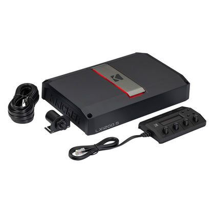 LX 1200W 5 Channel Class D System Amplifier w/ DSP Features