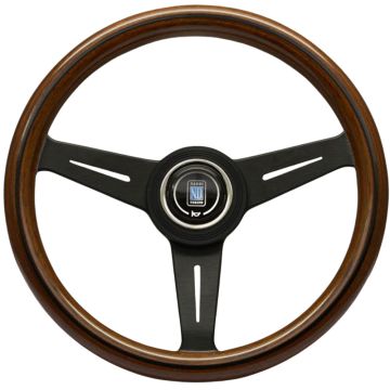 Nardi Classic Wood Steering Wheel 330mm with Black Spokes