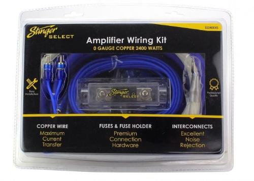 Stinger - The 1/0GA Copper 1200W Complete Wiring Kit SS2400XS