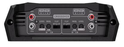 Stetsom Bravo HQ 400.4 Multichannel Car Audio Digital Amplifier - 2 Ohms Stable 4 Channel
