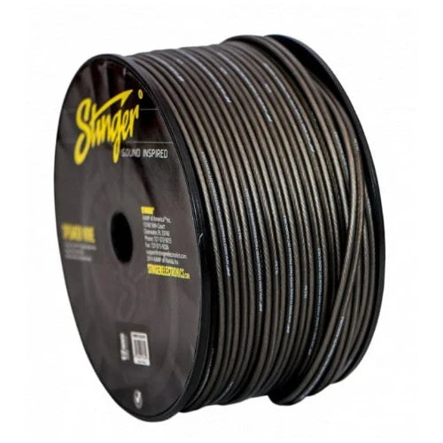 Stinger - SHW512G 12 Gauge True-Spec Speaker Wire Gray 100ft Roll