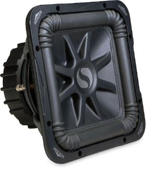 Kicker - L7R 12 inch Square Dual Voice Coil Subwoofer - 4 Ohm